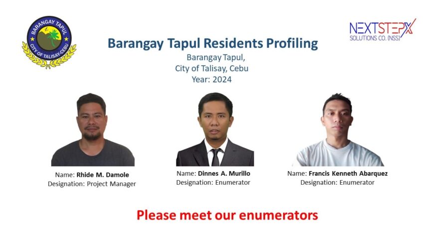 Barangay Tapul Residents Profiling