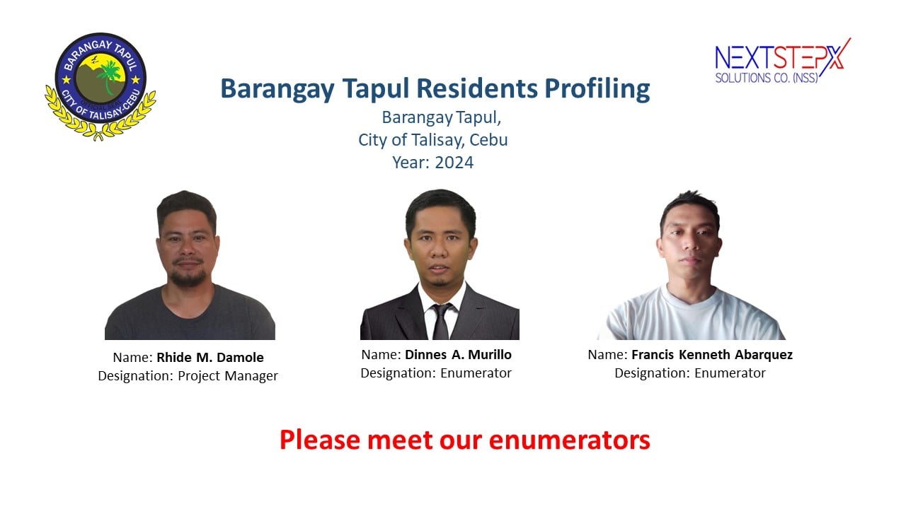 Barangay Tapul Residents Profiling