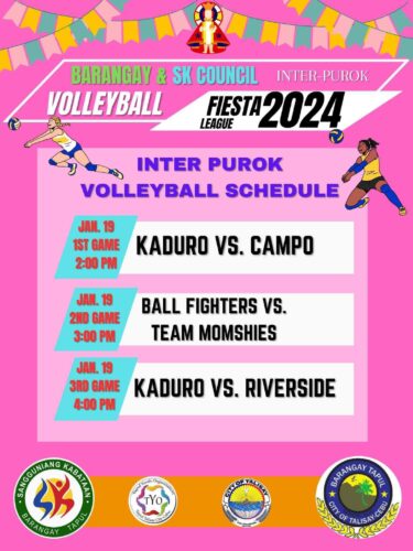 ๐ข Volleyball & Basketball League Reminder โ Schedule, Rules, and Gratitude to Our Supporters