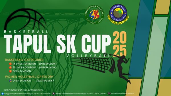 Get Ready for Tapul SK Cup 2025 — Basketball & Volleyball Showdown!